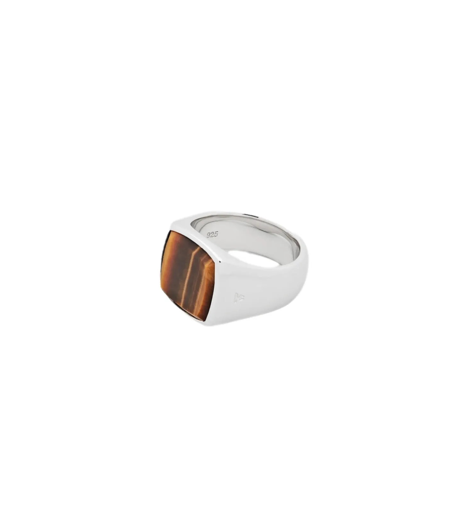 Tom Wood Cushion Tiger Eye Ring Sølv