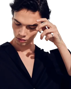 Tom Wood Joe Ring Satin Ring Sølv