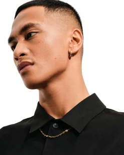 Tom Wood Liz Hoop Gold Øredobber Gull