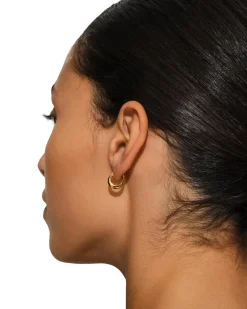 Tom Wood Liz Huggies Øredobber Gull