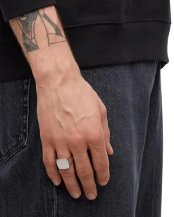 Tom Wood The Cushion Satin Ring Sølv