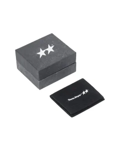 TwoJeys Black Enameled Stars Bracelet Armbånd Sølv / Sort