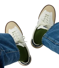 Veja Volley White Nautico Bark Sko Hvit Og Mørkeblå