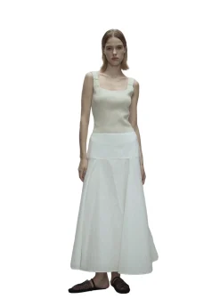 Viktoria Chan Gelene linen skirt Skjørt Hvit