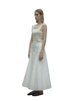 Viktoria Chan Gelene linen skirt Skjørt Hvit