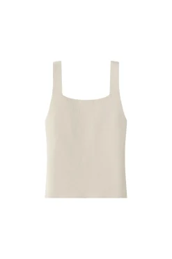 Viktoria Chan Gelene square knit Skjorte Beige