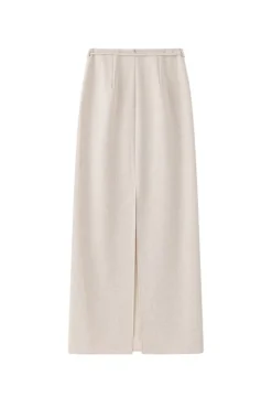 Viktoria Chan Mena Long Skirt Skjørt Beige