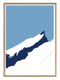 Wallstories Vinterdag på Slogen Print