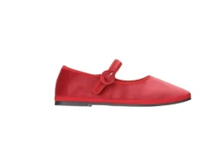 Yori Jomo Mary Jane Flats Velluto Sko Rød
